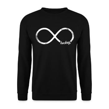 Hockey sur gazon Infinite Hockey - Sweat-shirt Unisexe - noir - Devant - Alina (178cm) & Michal (187cm)