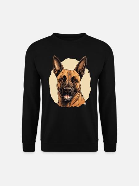 Dog Belgian Shepherd - Unisex Sweatshirt - black