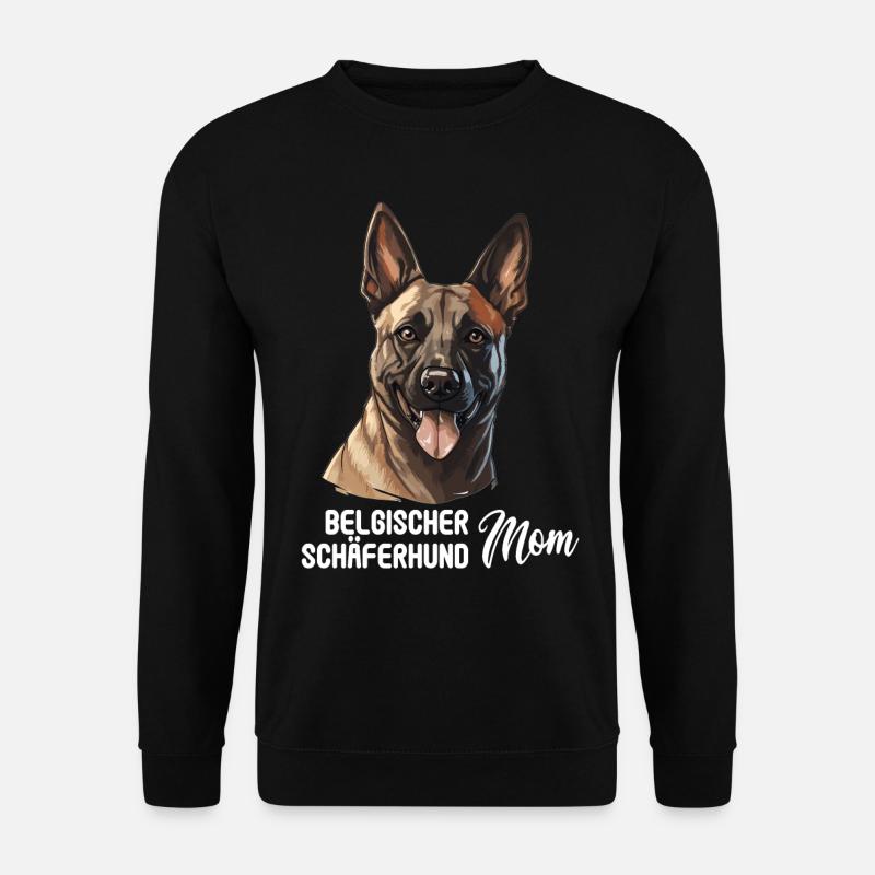 Hund Belgischer Schäferhund - Unisex Pullover - Schwarz
