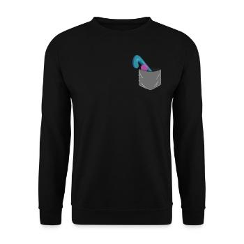 Field Hockey Pocket - Unisex Pullover - Schwarz - Vorne - Alina (178cm) & Michal (187cm)