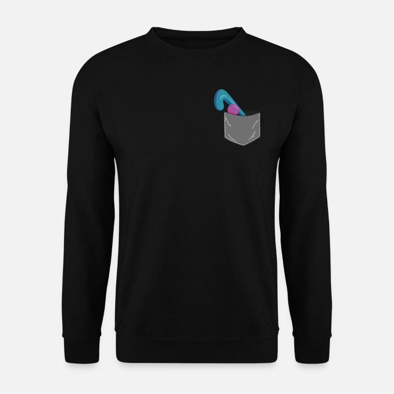 Field Hockey Pocket - Unisex Pullover - Schwarz