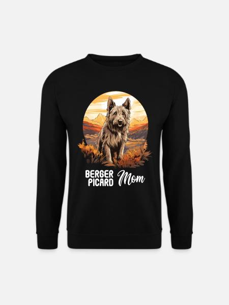 Dog Berger Picard - Unisex Sweatshirt - black