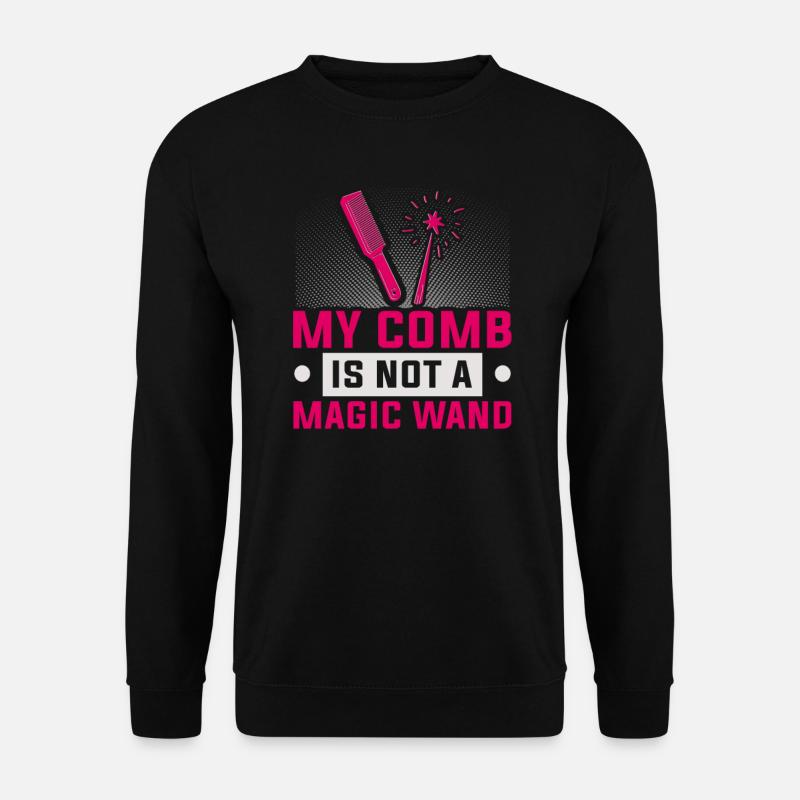 coiffeur, , coiffeur, salon de coiffure - Sweat-shirt Unisexe - noir