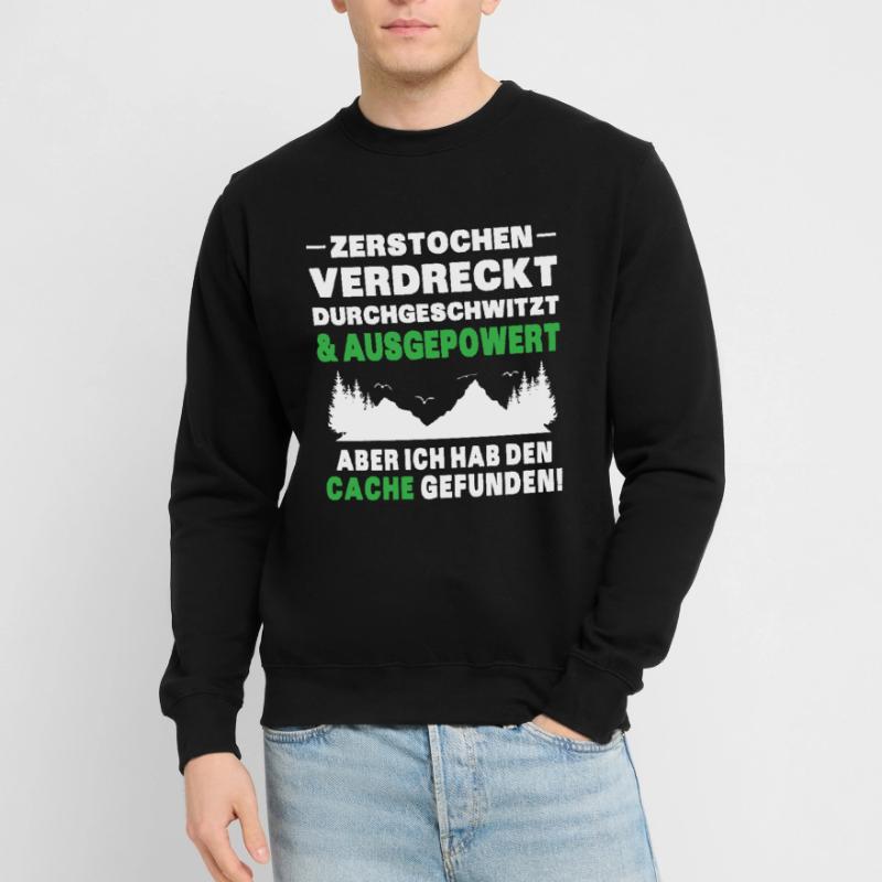 Gecache Geocaching Hobby Cache Unisex Pullover
