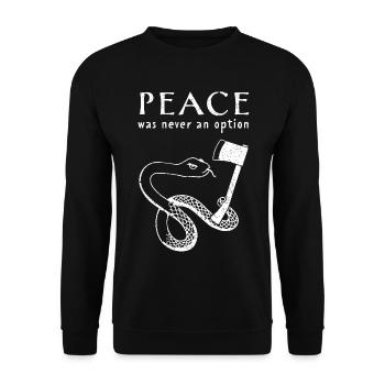 Serpents, Serpent, Reptile, Animal De Compagnie, Roi Serpent - Sweat-shirt Unisexe - noir - Devant - Alina (178cm) & Michal (187cm)