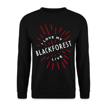 Black Forest Village Village Life Country Egg Farmers Country - Unisex Sweatshirt - black - Front - Alina (178cm) & Michal (187cm)