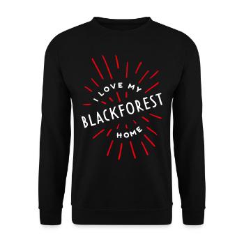 Black Forest Village Nature Lover Black Forest Village - Unisex Sweatshirt - black - Front - Alina (178cm) & Michal (187cm)