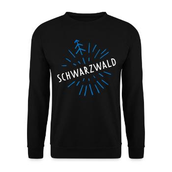 Schwarzwald Landleben Markgräflerland Freiburg - Unisex Pullover - Schwarz - Vorne - Alina (178cm) & Michal (187cm)