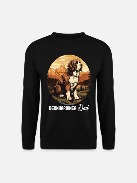 Dog St. Bernard - Unisex Sweatshirt - black