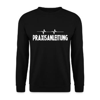 Praxisanleitung Praxisanleiter Rettungsdienst - Unisex Pullover - Schwarz - Vorne - Alina (178cm) & Michal (187cm)