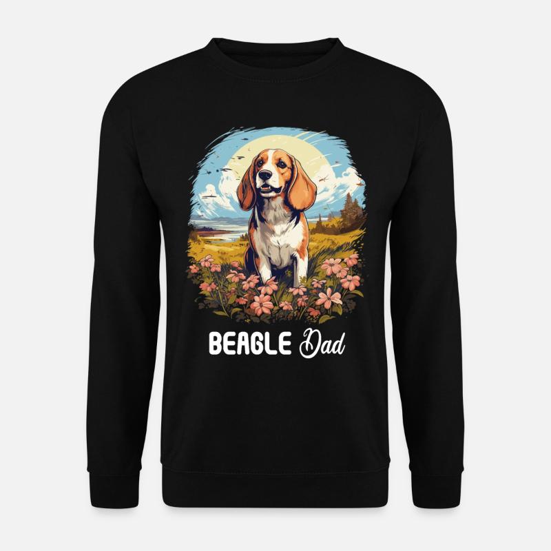Hund Beagle - Unisex Pullover - Schwarz