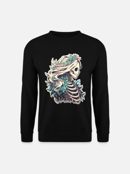 Crâne de squelette Crâne Crâne Crâne - Sweat-shirt Unisexe - noir