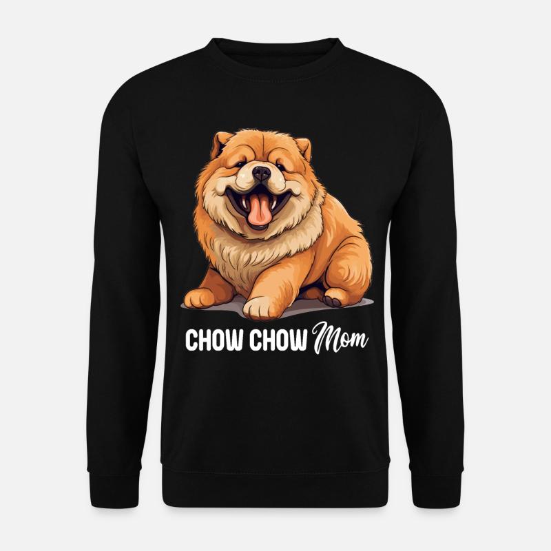 Hund Chow Chow - Unisex Pullover - Schwarz