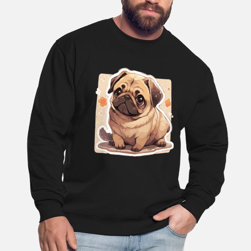 Mops Mops Hund Mops Leben Mops Geschenke Unisex Pullover