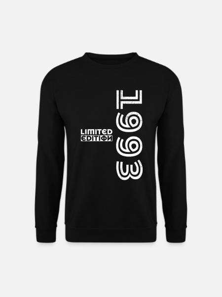 Original 1993 Jahrgang Vintage Geburtstag Retro - Unisex Pullover - Schwarz
