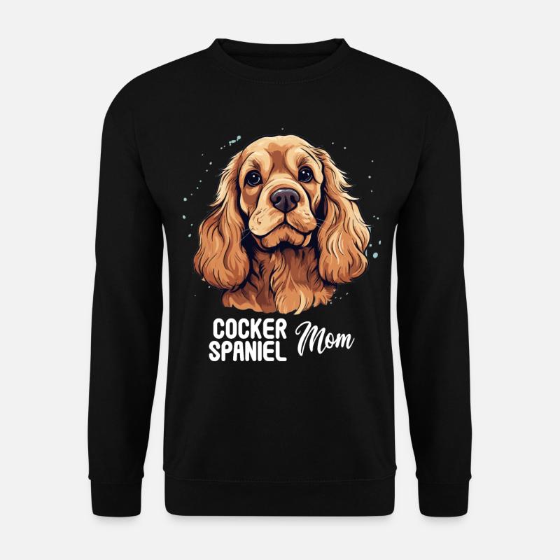 Hund Cocker Spaniel - Unisex Pullover - Schwarz