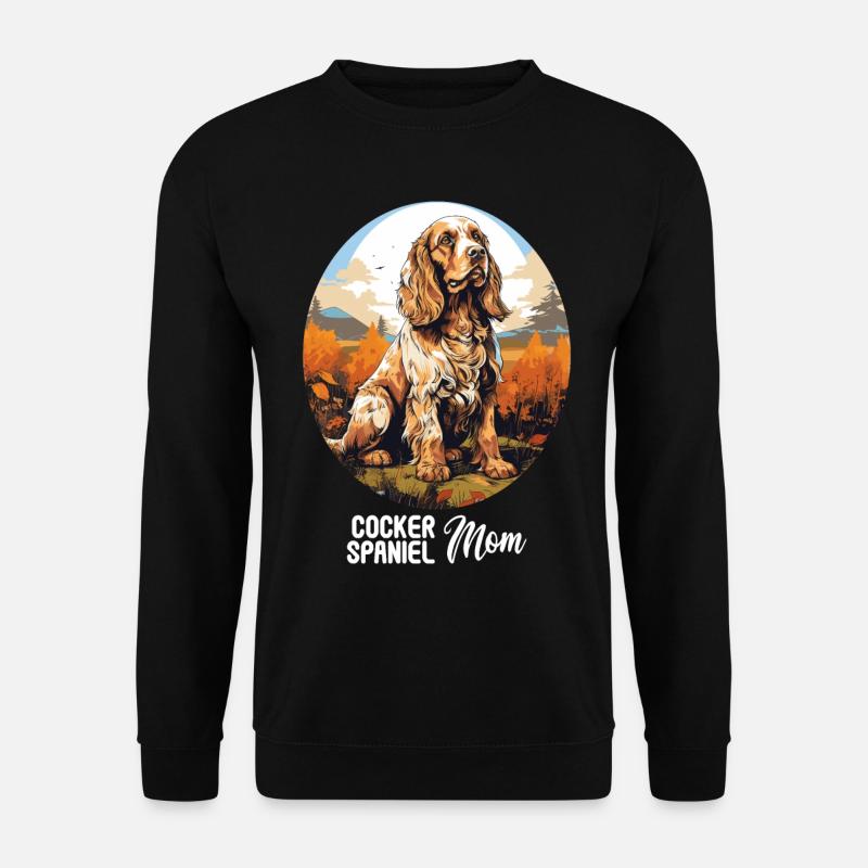 Dog Cocker Spaniel - Unisex Sweatshirt - black