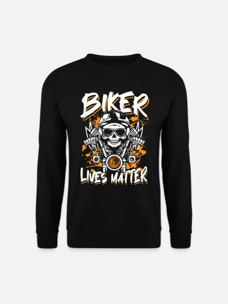 Biker lives matter - Unisex Sweatshirt - black