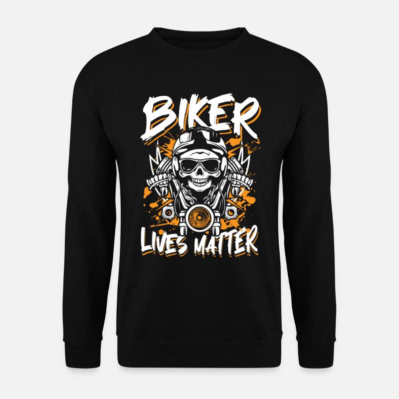 Biker lives matter - Unisex Sweatshirt - black