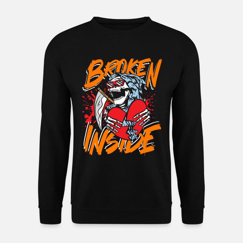Broken inside - Unisex Sweatshirt - black