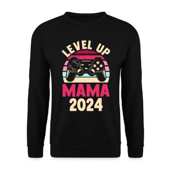 Gamer Gamer Gamer Future maman 2024 - Sweat-shirt Unisexe - noir - Devant - Alina (178cm) & Michal (187cm)