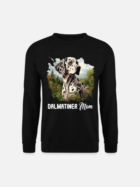 Dog Dalmatian - Unisex Sweatshirt - black