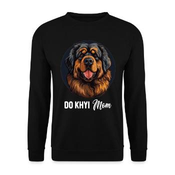 Hund Do Khyi - Unisex Pullover - Schwarz - Vorne - Alina (178cm) & Michal (187cm)