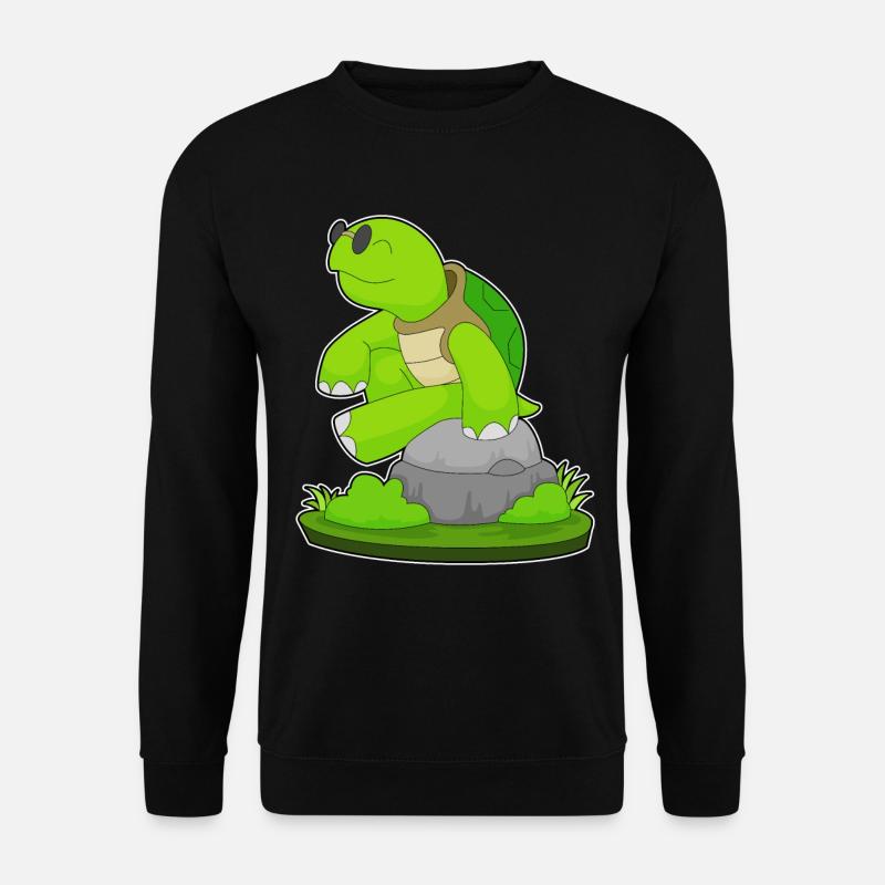 Schildkröte Sonnenbrille - Unisex Pullover - Schwarz