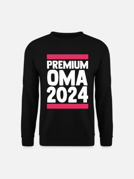 Werdende Oma 2024 - Unisex Pullover - Schwarz