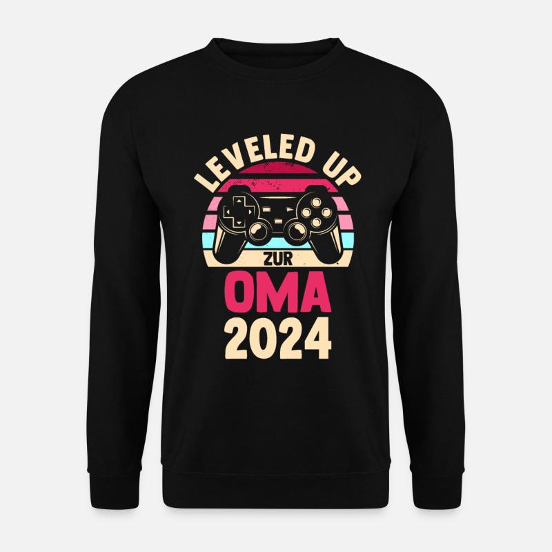 Werdende Oma 2024 - Unisex Pullover - Schwarz