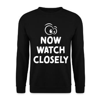 Spectacle de magie Illusionniste Trickster Magicien Magie - Sweat-shirt Unisexe - noir - Devant - Alina (178cm) & Michal (187cm)