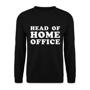 Leiterin des Home-Office-Mitarbeiters Freiberufler - Unisex Pullover - Schwarz - Vorne - Alina (178cm) & Michal (187cm)