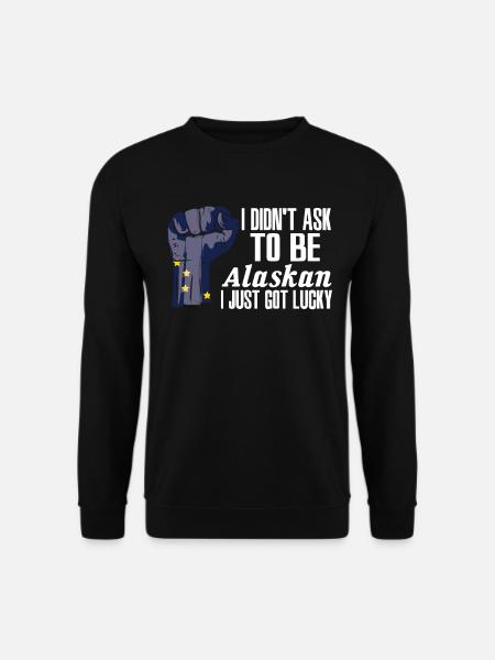 Alaska Amerikaner US-Patriot USA Gewachsen Alaska - Unisex Pullover - Schwarz