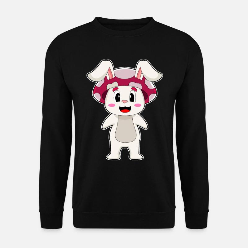 Champignon lapin - Sweat-shirt Unisexe - noir