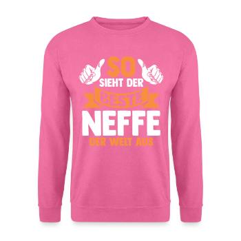 Bester Neffe - Unisex Pullover - Pink - Vorne
