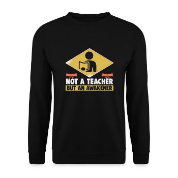 Meilleure idée de cadeau de pension pour les enseignants Étudiant - Sweat-shirt Unisexe - noir - Devant - Alina (178cm) & Michal (187cm)