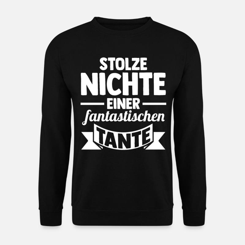 Tante Nichte - Unisex Pullover - Schwarz