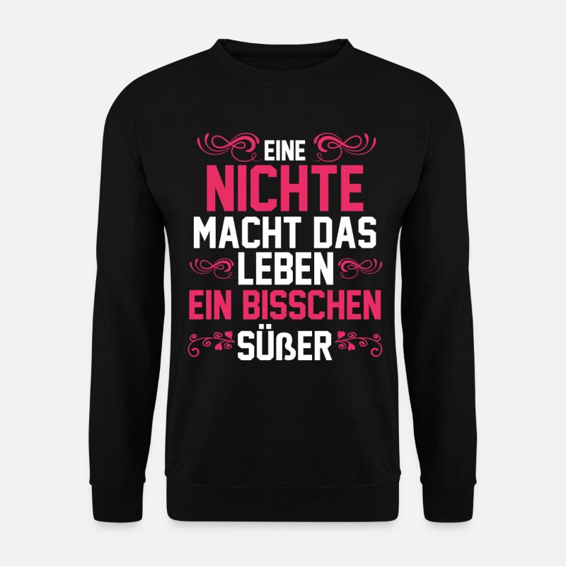 Nichte - Unisex Pullover - Schwarz