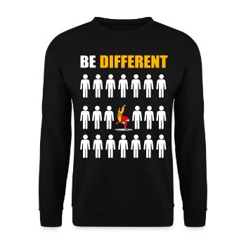 Le Jiu-Jitsu Brésilien est différent - Sweat-shirt Unisexe - noir - Devant - Alina (178cm) & Michal (187cm)