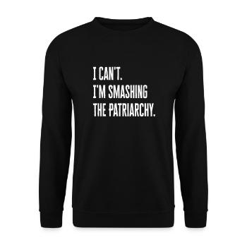Feminismus Feminismus Frauen Gleichberechtigung - Unisex Pullover - Schwarz - Vorne - Alina (178cm) & Michal (187cm)