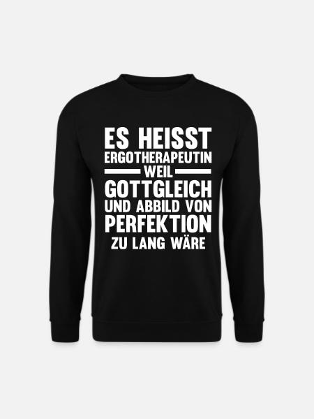 Ergotherapie Ergotherapeutin - Unisex Pullover - Schwarz