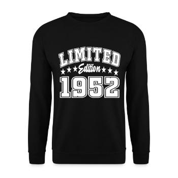 Limited Edition 1952 - Unisex Pullover - Schwarz - Vorne - Alina (178cm) & Michal (187cm)