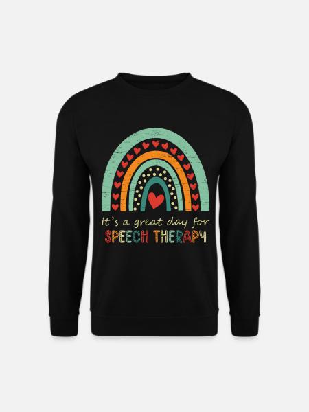 Es ist ein großartiger Tag für die Logopädie - Unisex Pullover - Schwarz