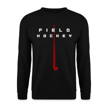 Hockey sur gazon Hockey sur gazon - Sweat-shirt Unisexe - noir - Devant - Alina (178cm) & Michal (187cm)