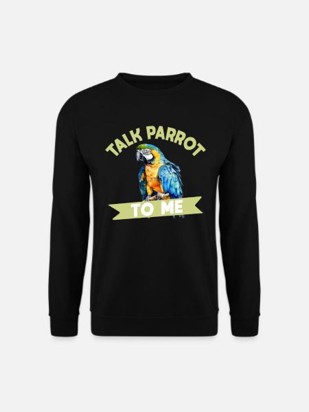Budgie Parrot Bird Parakeet Owner - Unisex Sweatshirt - black