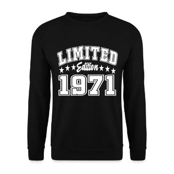 Édition limitée 1971 - Sweat-shirt Unisexe - noir - Devant - Alina (178cm) & Michal (187cm)