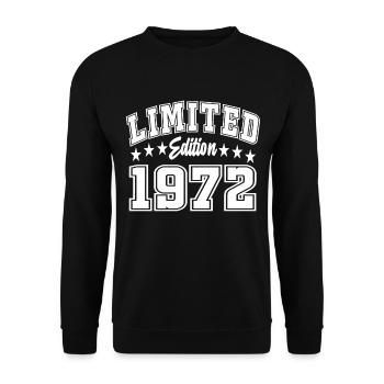 Limited Edition 1972 - Unisex Sweatshirt - black - Front - Alina (178cm) & Michal (187cm)