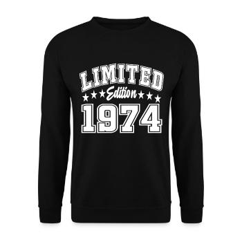 Édition limitée 1974 - Sweat-shirt Unisexe - noir - Devant - Alina (178cm) & Michal (187cm)