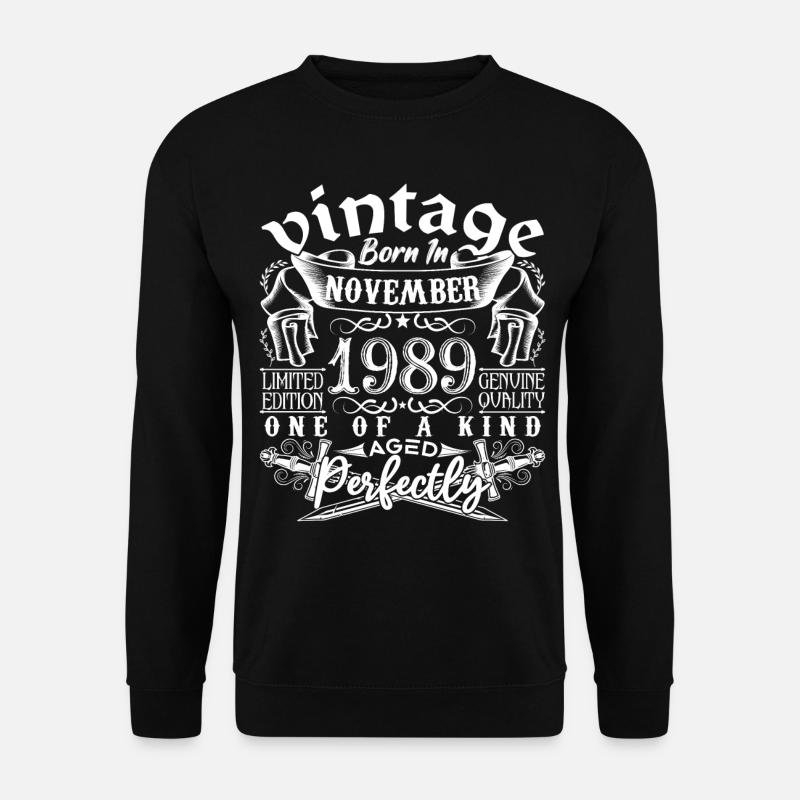 1989 November 1989 Jubiläum November 1989 - Unisex Pullover - Schwarz