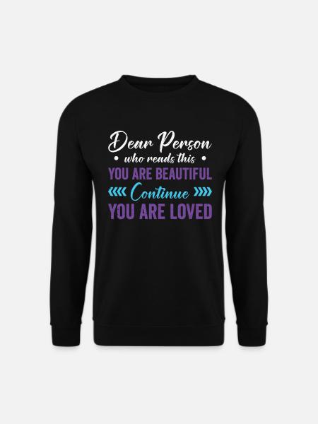 Suicide Prevention Awareness Month Mental Health - Unisex Sweatshirt - black